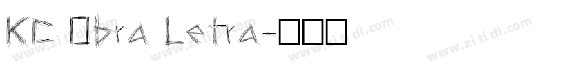 KC Obra Letra字体转换